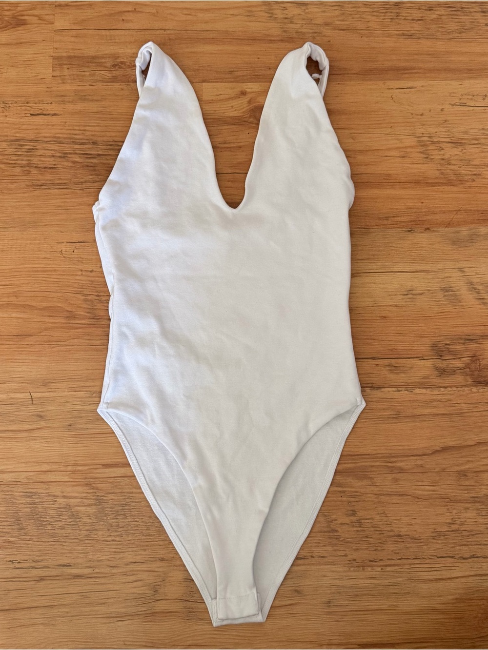 Zara White Halter Bodysuit